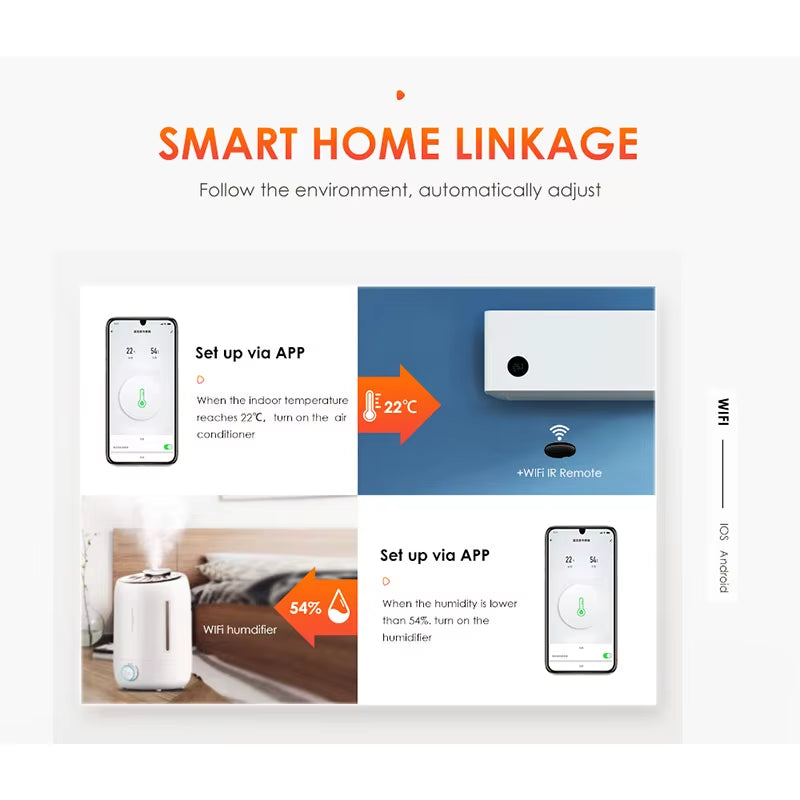 NEW Zigbee Temperature Sensor Humidity Detector Smart Thermometer Work with Zigbee HA Ewelink Alexa Google MQTT Smartthings Hub
