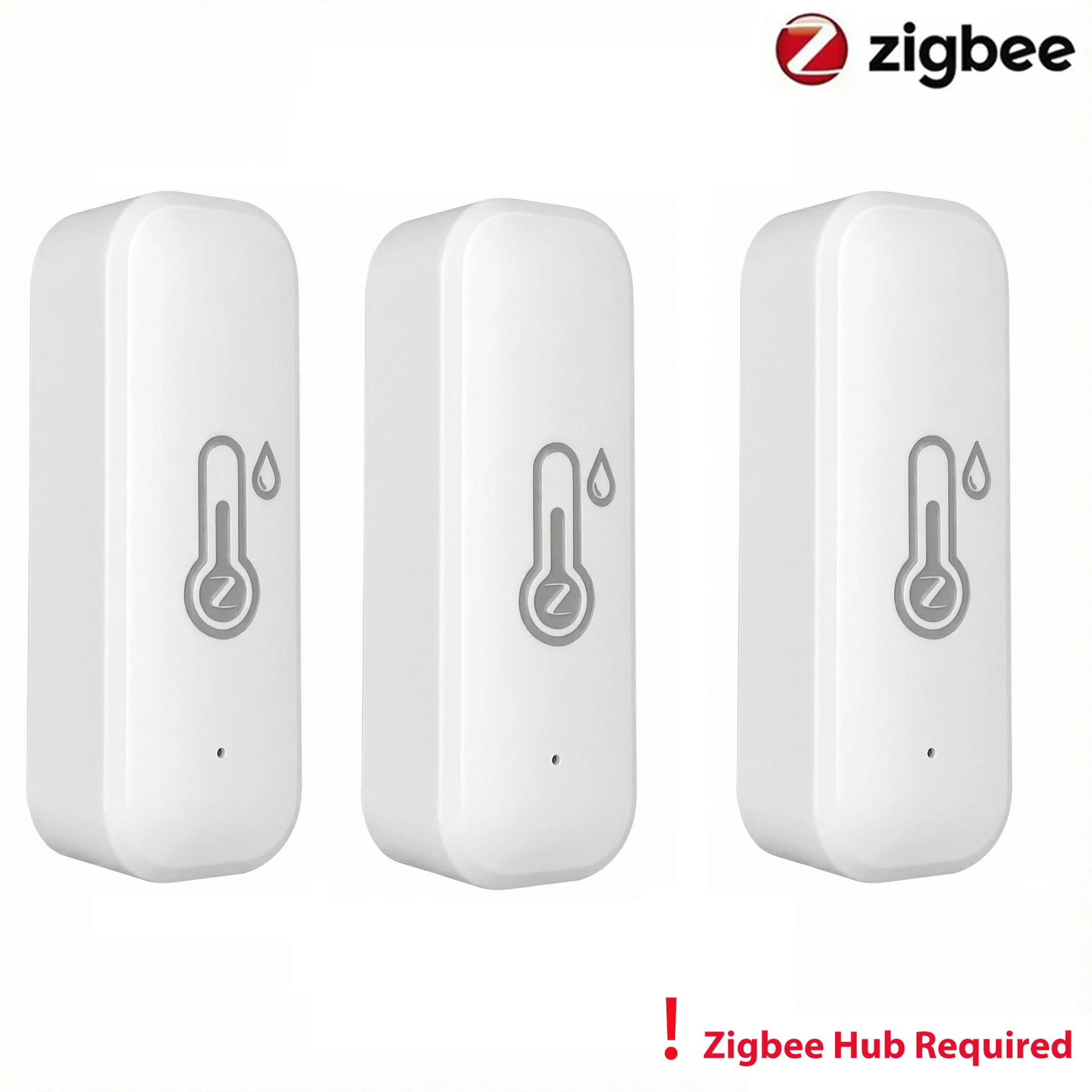 Tuya Zigbee Smart Wireless Temperature and Humidity Sensor Hygrometer Thermometer Detector Work with Alexa Home Assistant Z2Mqtt