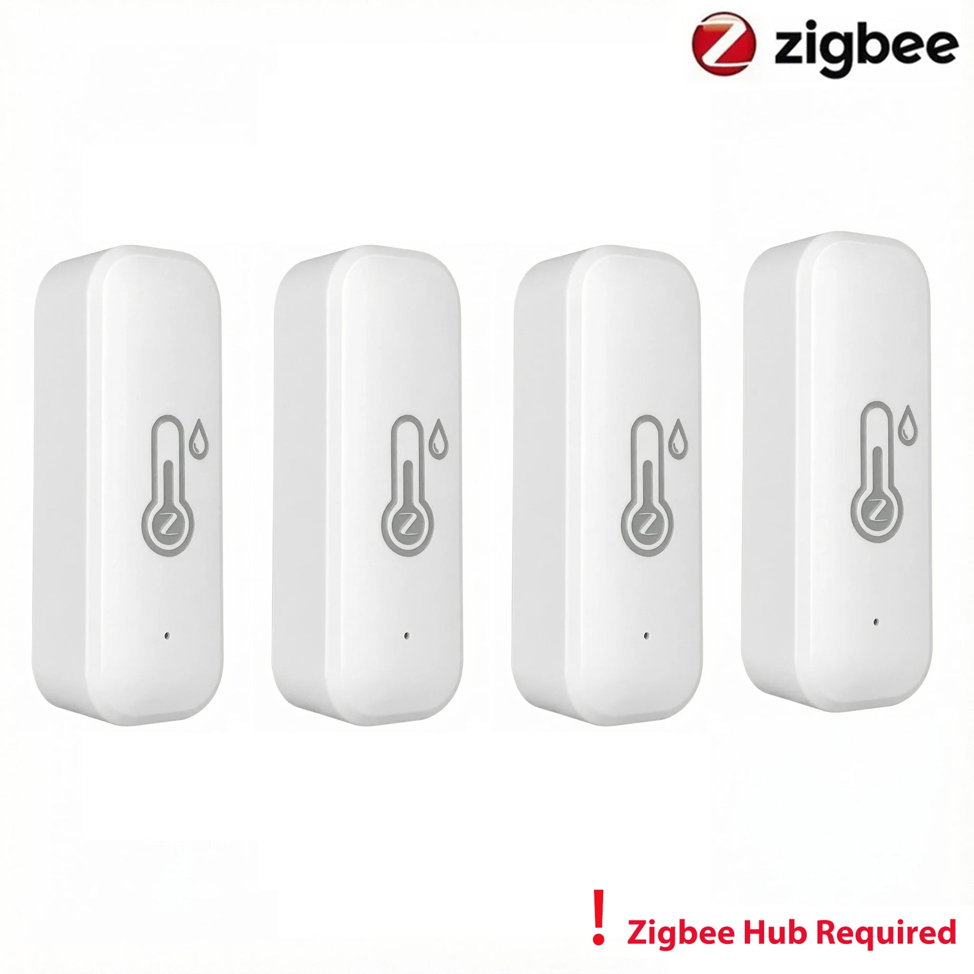 Tuya Zigbee Smart Wireless Temperature and Humidity Sensor Hygrometer Thermometer Detector Work with Alexa Home Assistant Z2Mqtt