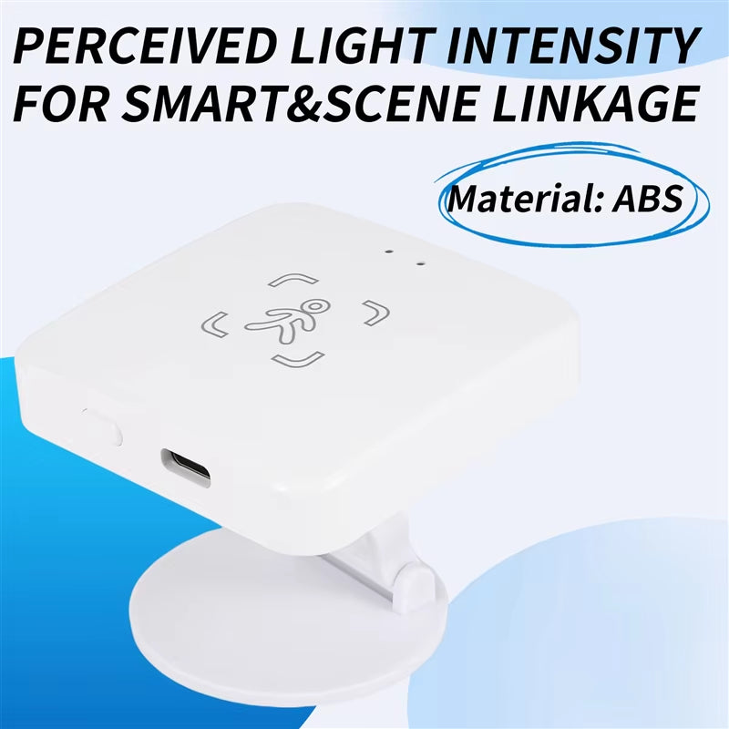 T82C Hot Sale-Tuya Zigbee Human Presence Detector with Holder Smart Human Body PIR Sensor Mmwave Radar Microwave Motion Sensor D