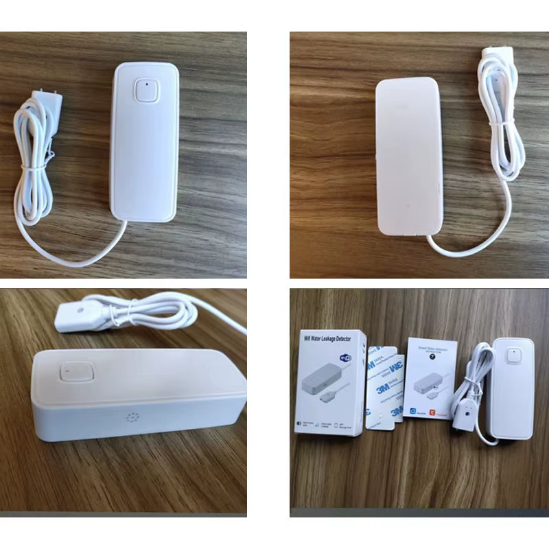 Tuya Water Leakage Alarm Detector Home Alarm Zigbee or WIFI Water Leak Sensor Water Overflow Protection System Smart Life APP