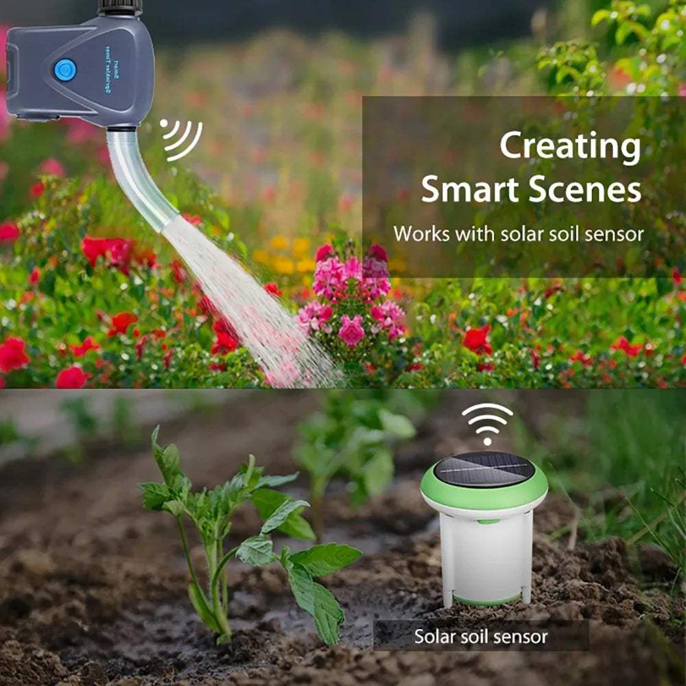 Tuya Wifi Zigbee Watering Faucet Irrigation Automatical Watering Timer Valve Controller Support Alexa Google Home Assistant ZHA