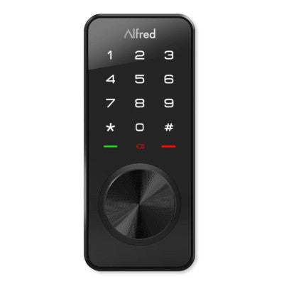 Alfred DB1 Deadbolt Smart Lock with Touchscreen, with Key, Z-Wave, Bluetooth