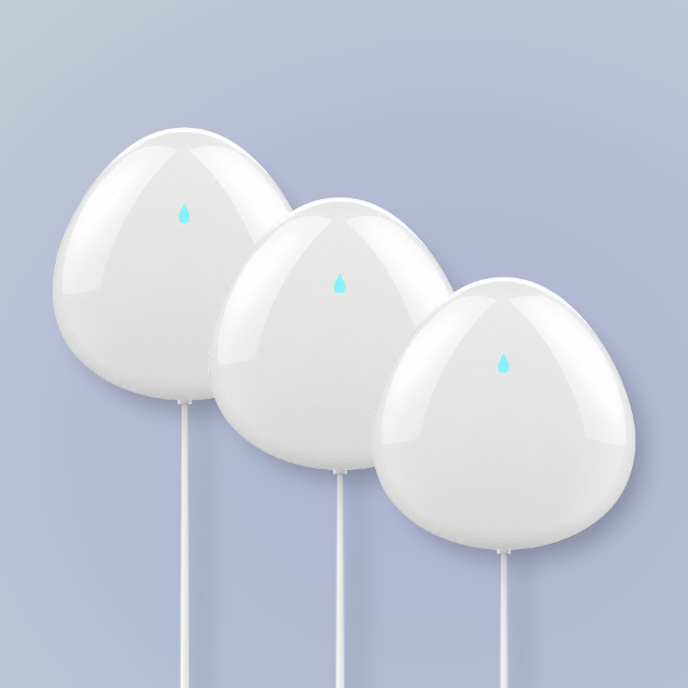 Ezlo Z-Wave Flood Sensor 3 Pack