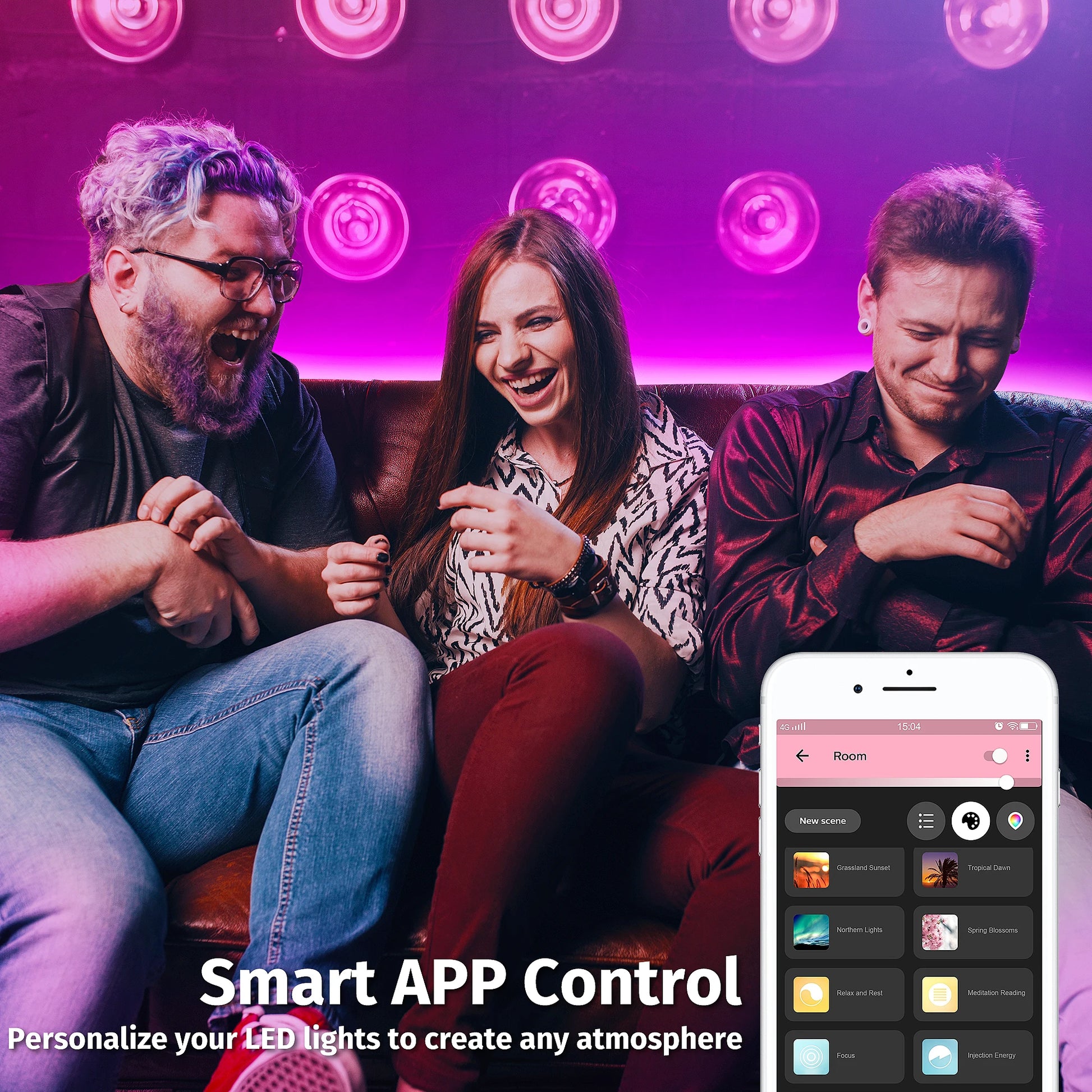 Smart Zigbee 3.0 Controller Dimmable Ambiance LED Kit with 5M RGBCCT LED Light Strips Compatible Zigbee HUB Bridge,Echo Plus