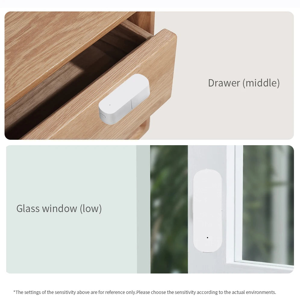 Tuya Zigbee Smart Sensor Small Motion Vibration Sensor Detection Alarm Monitor Smart Home Connection Tuya Gateway Use Smart Life