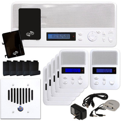 IST I2000 Music & Intercom Standard 5-Room Kit, White