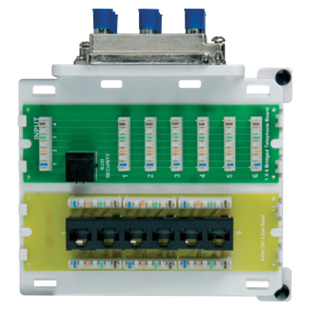On-Q/Legrand Trio Combo Module, 6x8 with Cat6 Data