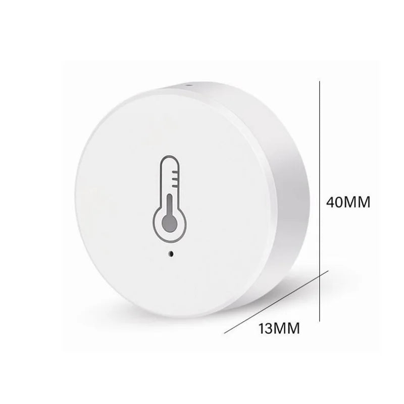 Real Time Tuya Smart Life Zigbee Temperature and Humidity Sensor Thermometer Monitor Work for Alexa Google Home Assistant