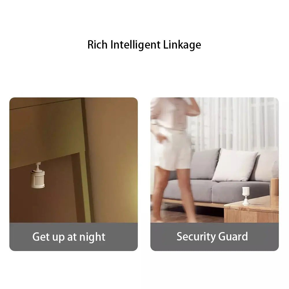 Motion Sensor Wireless Zigbee Smart Human Body Sensor Body Movement Detector Work with Mi Home Apple Homekit Smart Home
