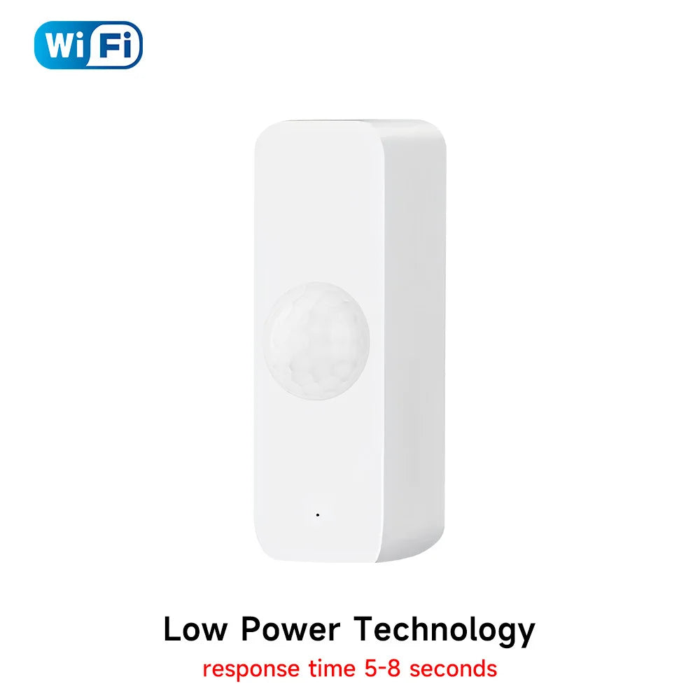 Tuya Wifi/Zigbee Smart PIR Sensor Human Body Infrared Motion Detector Home Security Scene Linkage via Alexa Google Home
