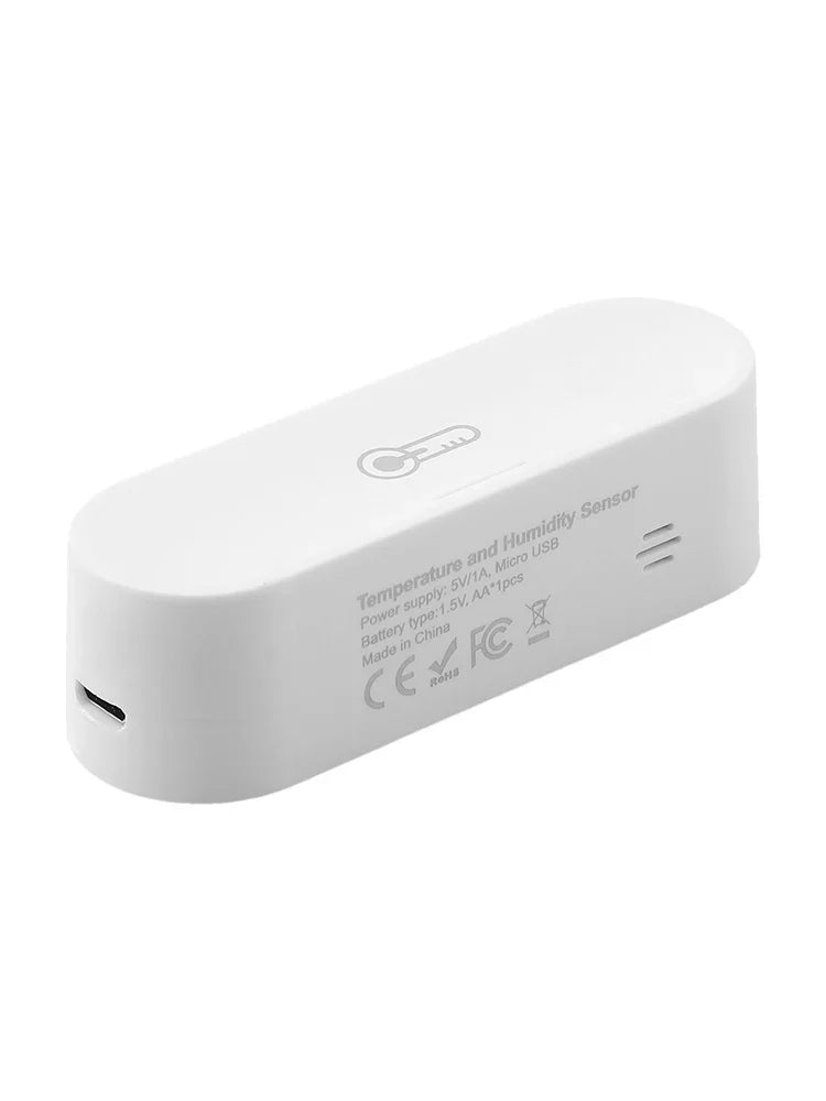 1Pc Temperature Humidity Sensor For-Zigbee for Home Kit for Tuya USB 5V/1A Home Improvement Replacement Sensor Tools