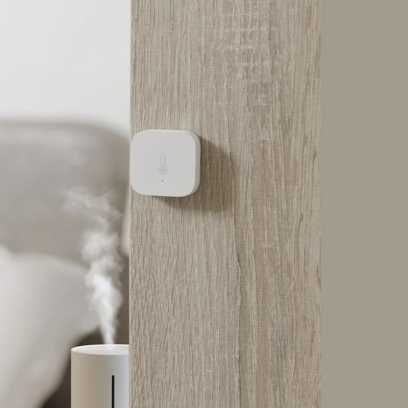 Zigbee Wireless Temperature Humidity Sensor Work with Apple Homekit Mi Home Intelligent Linkage Hygrometer Connection