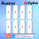 AUBESS Tuya Zigbee/Wifi Temperature Humidity Sensor Home Connected Thermometer Compatible with Smart Life Alexa Google Assistant