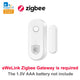 Ewelink Zigbee Door Sensor Open Closed Window Detector APP Control Smart Home Security Alarm Work with Alexa Google