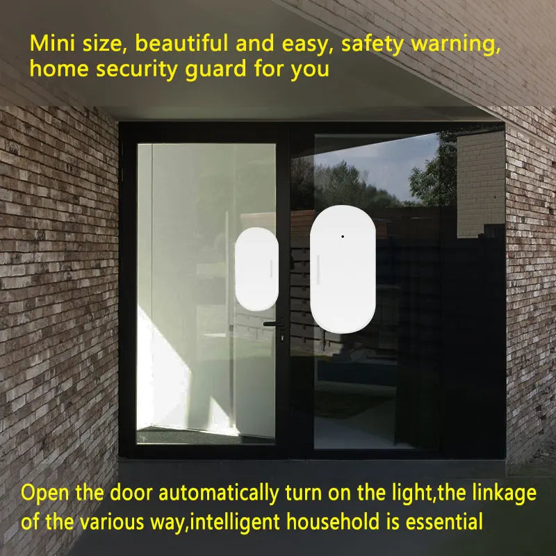 Zigbee Tuya Wifi Smart Door Sensor Smart Home Door Open/Closed Detectors Window Sensor Smart Life Works with Google Home Alexa