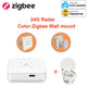 24G Zigbee Human Presence Detector Smart Human Body PIR Sensor Radar Detectormotion Sensors Support Home Assistant