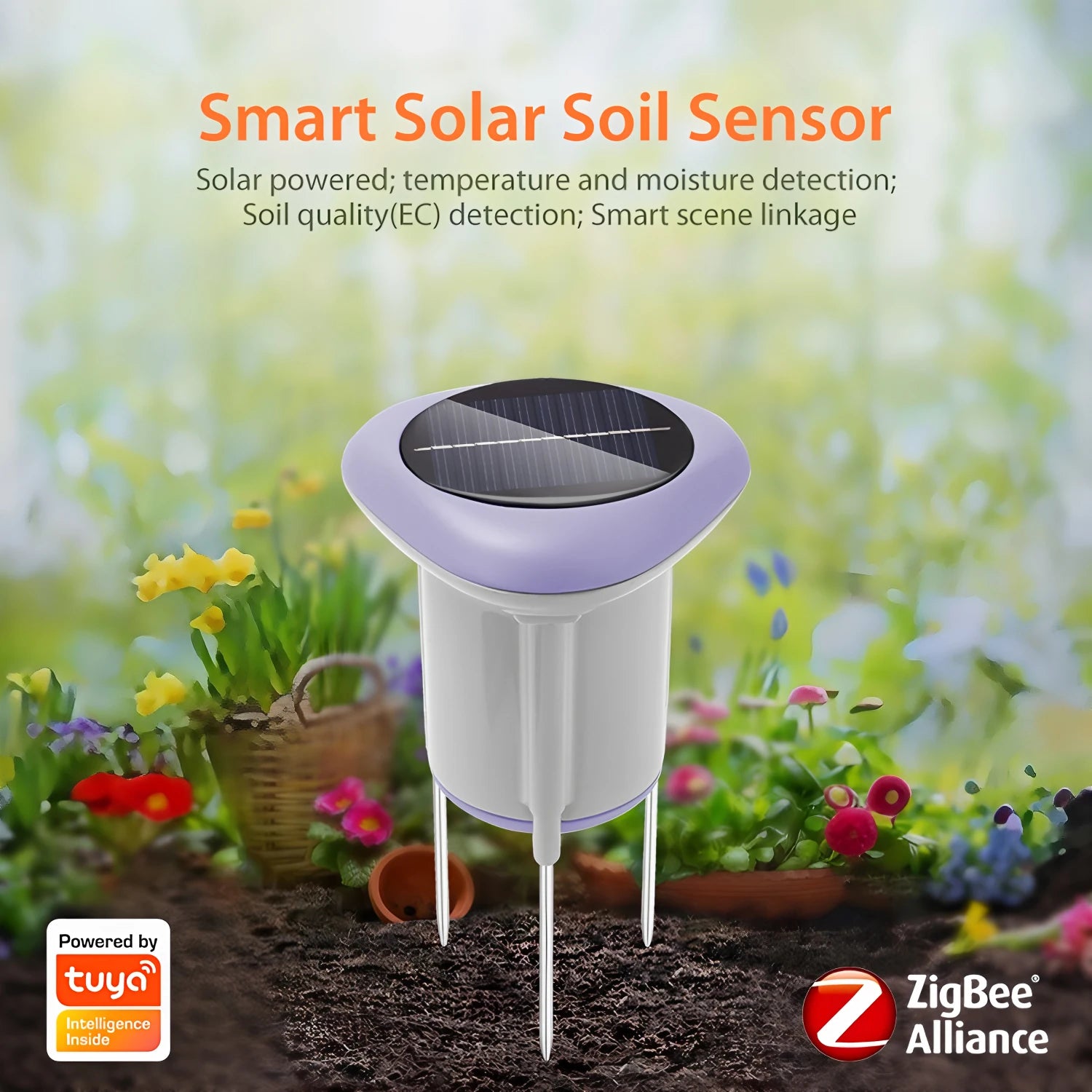 Tuya Smart Zigbee Sprinkler Timer Automatic Irrigation Controller Water Valve Built-In Metering Garden Automatic Watering System