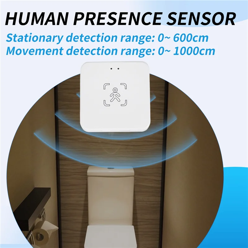 B30C-Tuya Zigbee Human Presence Detector with Holder Smart Human Body PIR Sensor Mmwave Radar Microwave Motion Sensor Detect