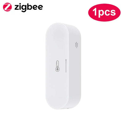 Revolutionize Your Home with the Tuya Smart Zigbee Temperature and Humidity Sensor - Compatible with Apple HomeKit, Alexa, and Google Home!