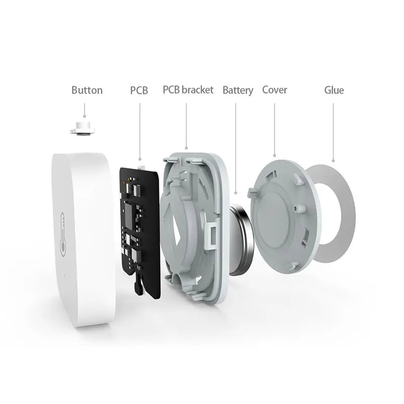Zigbee Wireless Temperature Humidity Sensor Work with Apple Homekit Mi Home Intelligent Linkage Hygrometer Connection