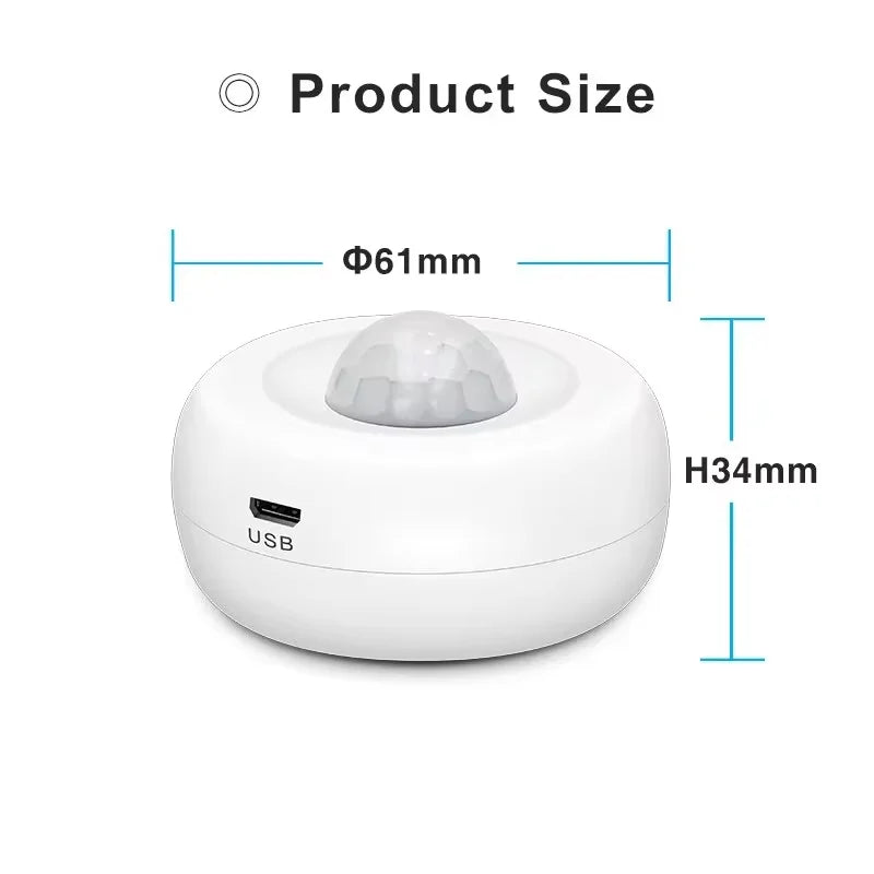 Ewelink Zigbee 3.0 PIR Motion Sensor Human Motion Infrared Detector Security Alarm Works with Alexa Google Home Zigbee2Mqtt