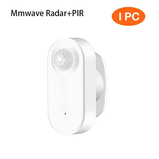 Zigbee Human Presence+ PIR Motion Detection Sensor Luminance Detector Battery Operated Support Zigbee2Mqtt Home Assistant