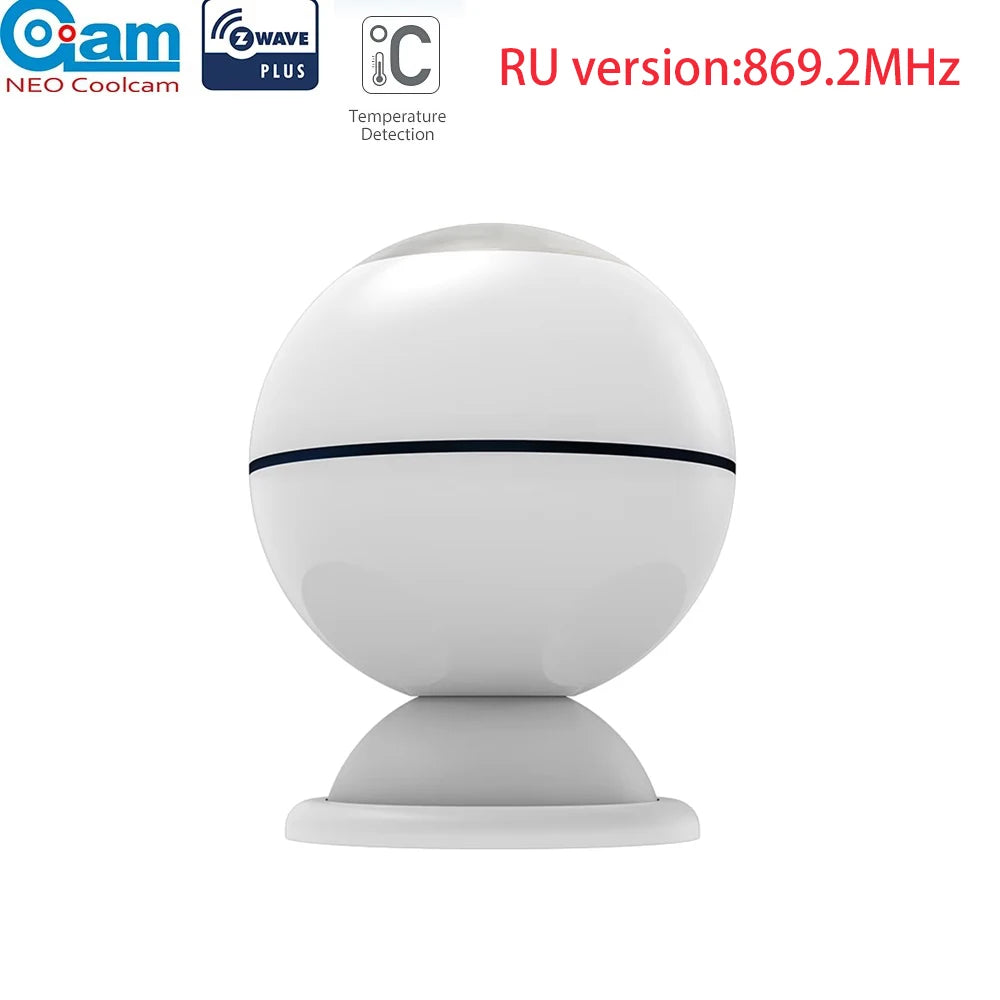 NEO COOLCAM Smart Home Z-Wave plus PIR Motion Sensor Detector Temperature Sensor Lux Z Wave Alarm System Motion Sensor