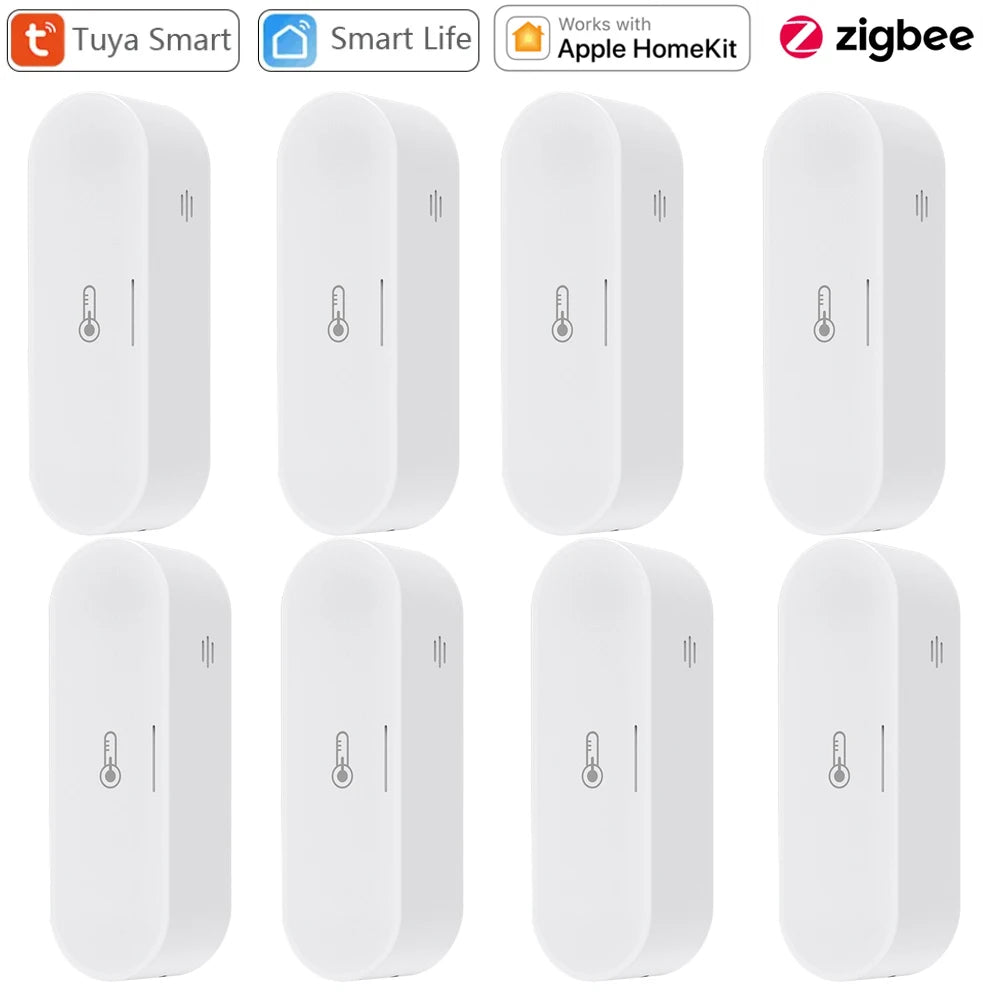 Revolutionize Your Home with the Tuya Zigbee Smart Temperature and Humidity Sensor – Seamlessly Works with HomeKit, Alexa, and Google Home