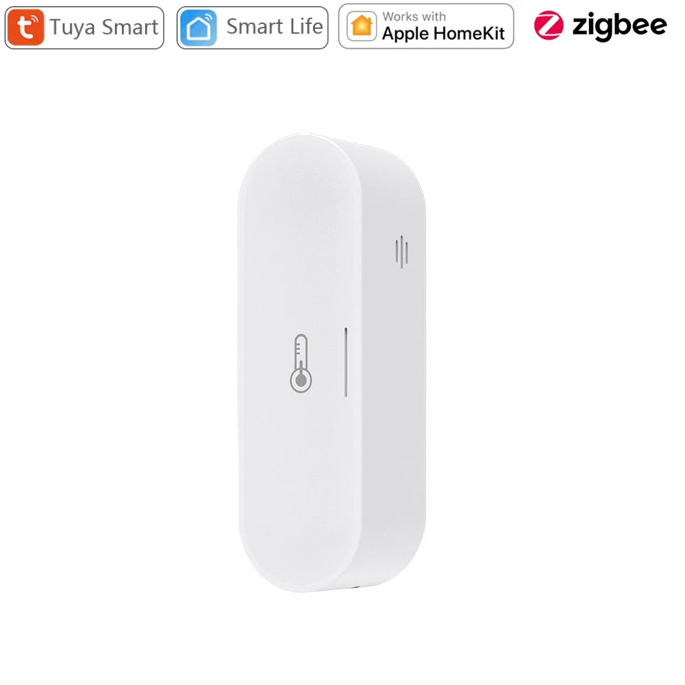 Revolutionize Your Home with the Tuya Zigbee Smart Temperature and Humidity Sensor – Seamlessly Works with HomeKit, Alexa, and Google Home