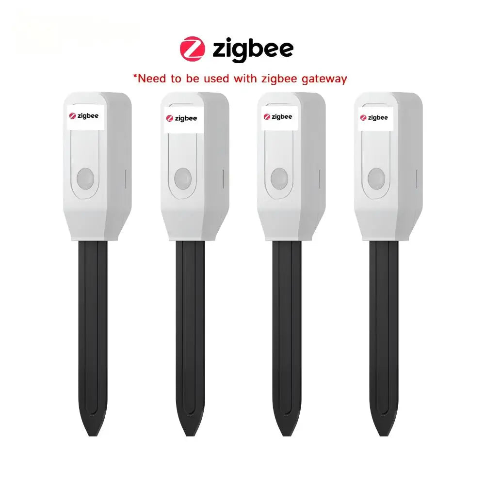 Transform Your Garden with the Tuya Smart Home Zigbee Soil Moisture & Temperature Monitor - The Ultimate Plant Care Assistant with Remote Watering!