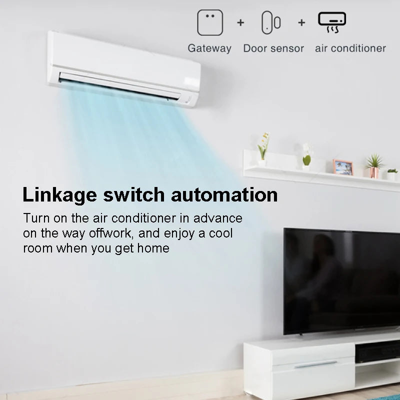 Enhance Your Home Security with the Tuya Zigbee Door Sensor - Smart Open/Closed Detector for Ultimate Peace of Mind