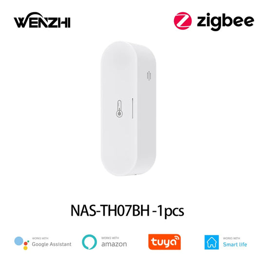 Zigbee 3.0 and Homekit Temperature and Humidity Sensor Thermometer Tuya Smart Life App Remote Control Home Automation Alexa