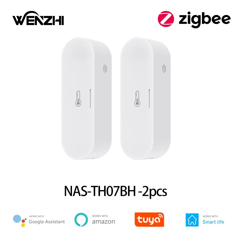 Zigbee 3.0 and Homekit Temperature and Humidity Sensor Thermometer Tuya Smart Life App Remote Control Home Automation Alexa
