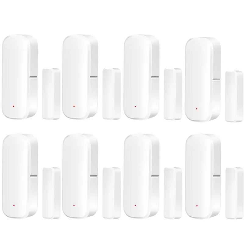 Tuya Zigbee 3.0 Smart Door Sensor Security Protection Open/Closed Door Detector with Smart Life APP Control Alexa & Google Home