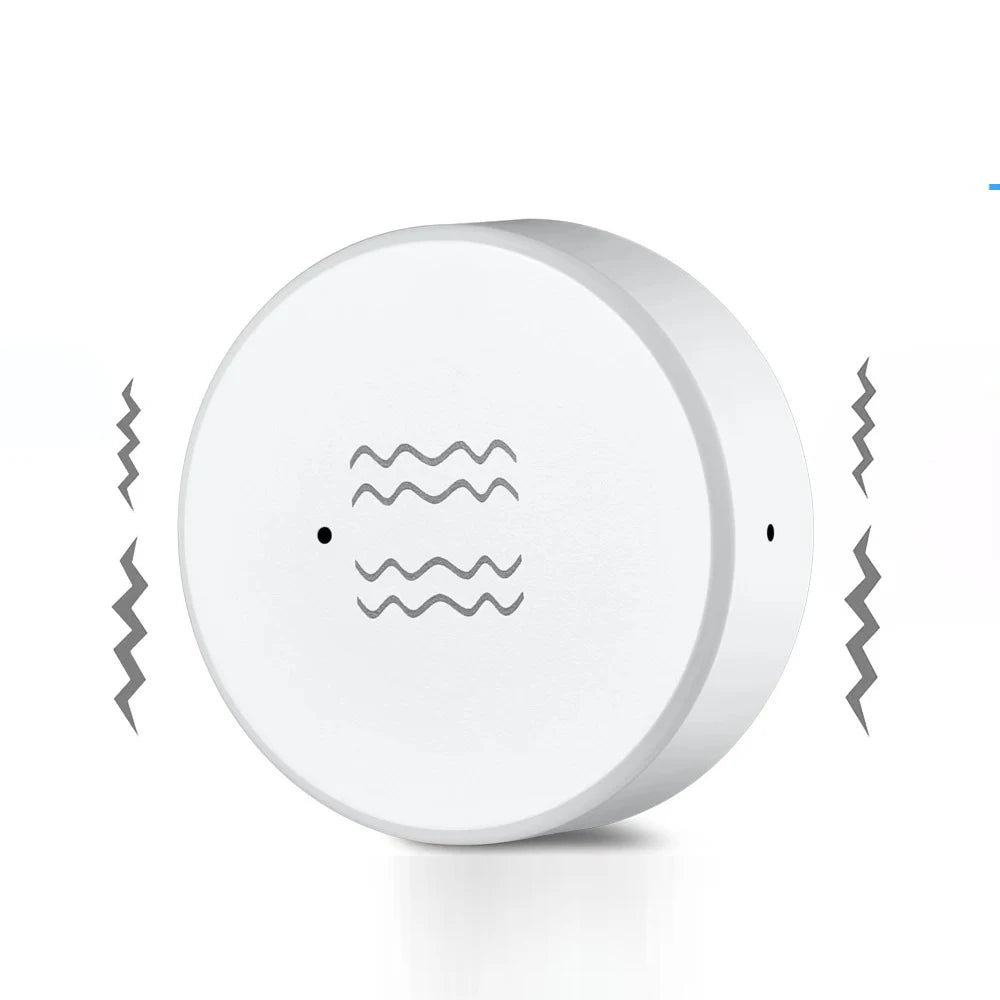 Tuya Zigbee Smart Vibration Tilt Sensor Real Time Remote Monitoring Door Window Detection Alarm Smart Home Security Protection