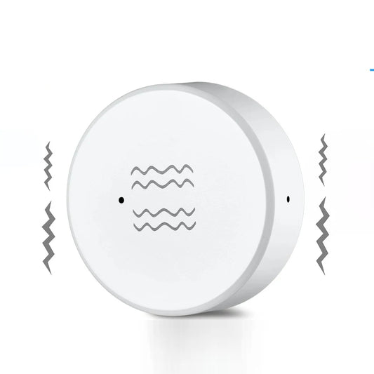 Tuya Zigbee Smart Vibration Tilt Sensor Real Time Remote Monitoring Door Window Detection Alarm Smart Home Security Protection