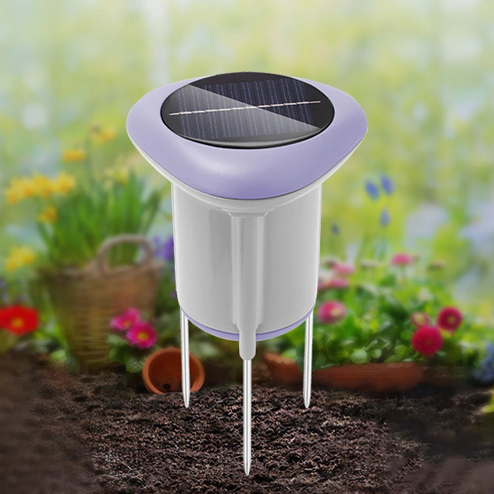 Smart Zigbee Solar Soil Sensor Planting Temperature and Humidity Meter Thermohygrometer Wireless Soil Moisture Meter for Garden