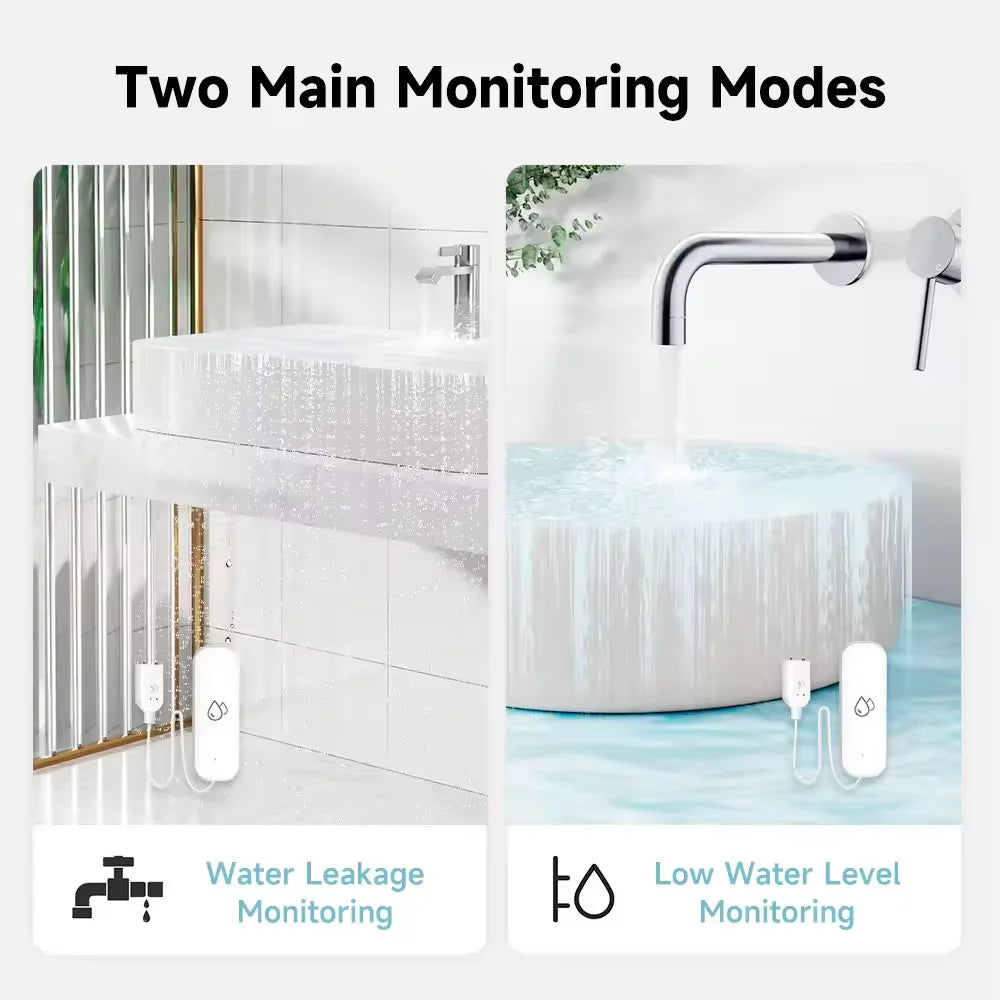 Zigbee Water Sensor Leakage Alarm Flood Leak Detector Smart Home APP Remote Control Smart Home Security Protection