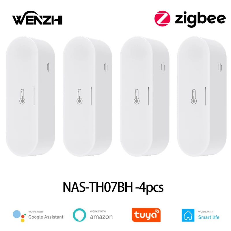 Zigbee 3.0 and Homekit Temperature and Humidity Sensor Thermometer Tuya Smart Life App Remote Control Home Automation Alexa