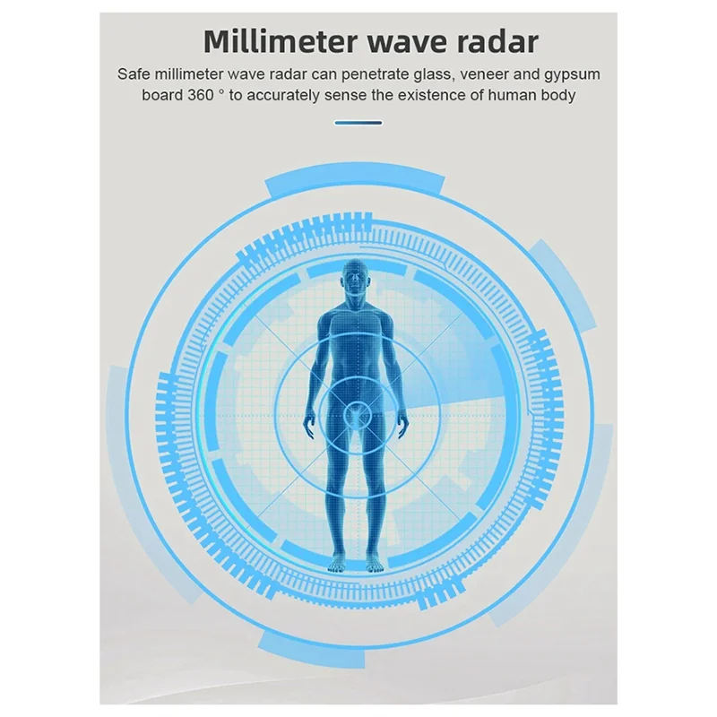 Btlife-Zigbee Tuya Human Presence Sensor 24G Millimeter Wave Radar Human Static Motion Sensing Smart Life APP