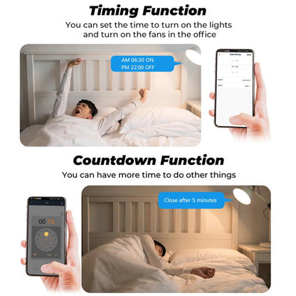 Zigbee Smart Switch for Ewelink App 16A Light Switches DIY Breaker Relay Module Timer Voice Works with Alice Salute Alexa Google