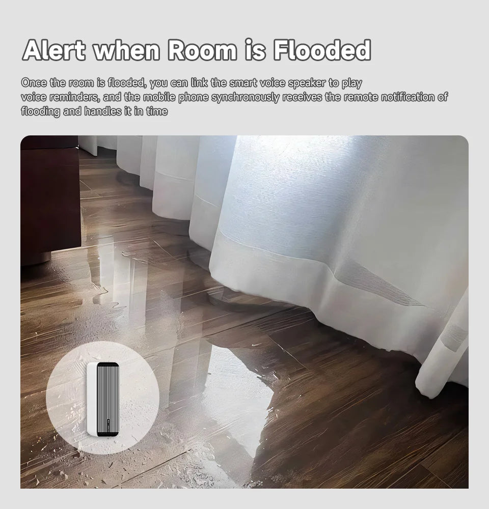 Enhance Your Smart Home with the Tuya Zigbee Water Immersion and Rain Sensor - Get Real-Time Rain Reminders and Alerts!