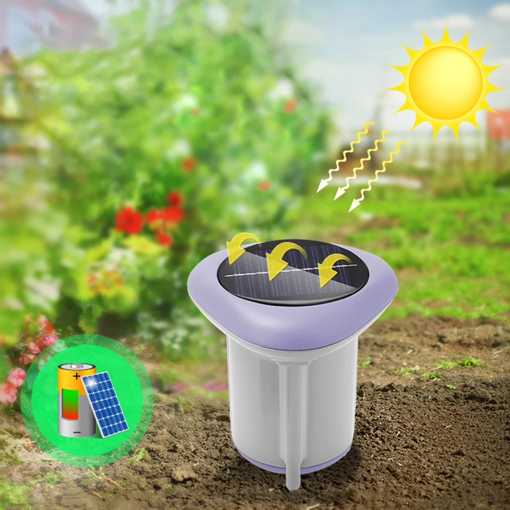 Smart Zigbee Solar Soil Sensor Planting Temperature and Humidity Meter Thermohygrometer Wireless Soil Moisture Meter for Garden