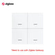 Tuya Zigbee Smart Scene Switch Button 4 Gang Switch Wireless Push Button Controller Smart Home Automation Scenario Switch
