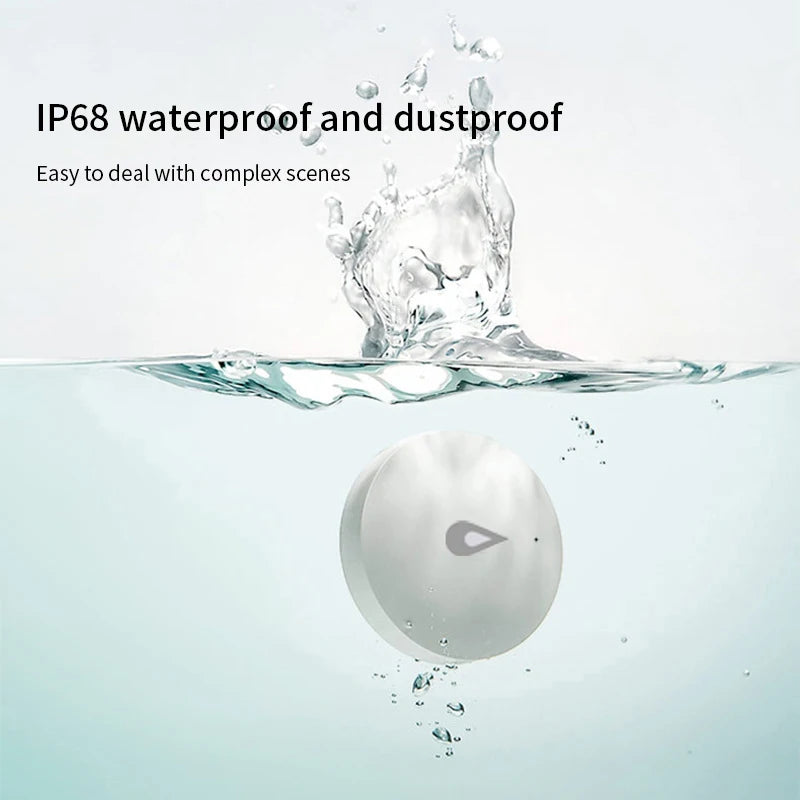 Zigbee 3.0 Tuya Water Leak Detector Flood Sensor Water Tank Full Water Linkage Smart Home Security Alarm Support Smart Life