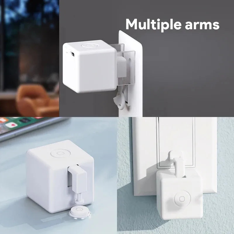 ZEXEF Smart Tuya Rechargeable Switch Fingerbot Socket Bot Light Garage Curtains Robot Remoter Alexa Google Home Voice Assistant