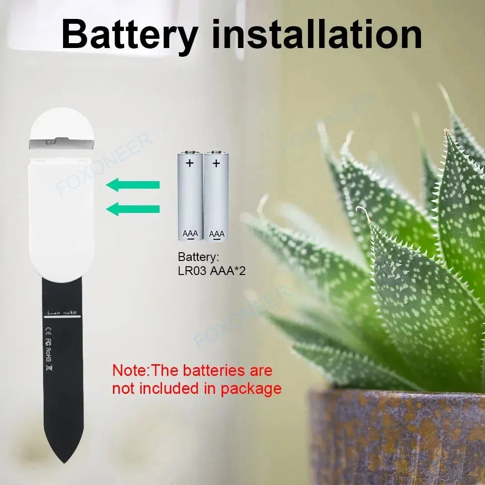 Zigbee 3.0 Smart Soil Tester Luminance Humidity Temperature Moisture Sensor for Garden Plant for Z2M Home Assistant Zigbee2Mqtt