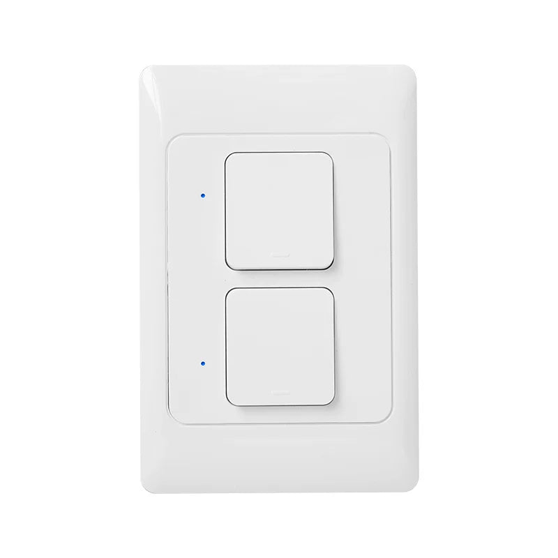 Tuya Zigbee Push Button Switches Physical Smart US AU Brazil Light Wall Switch 1/2/3Gang Timer Voice Control Google Alexa