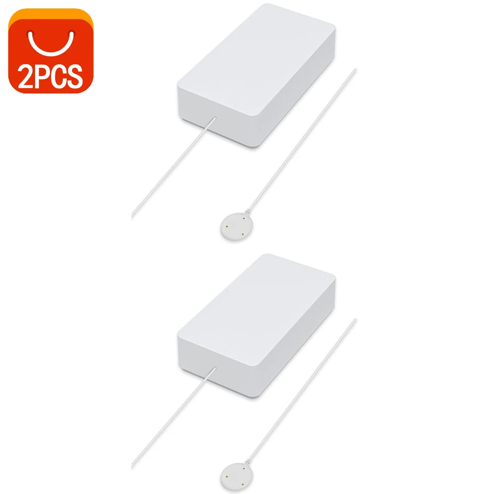 Works with Homekit Water Leak Sensor Zigbee 3.0 Wireless Flood Detector for Alarm System and Smart Home Automation Apple Homekit